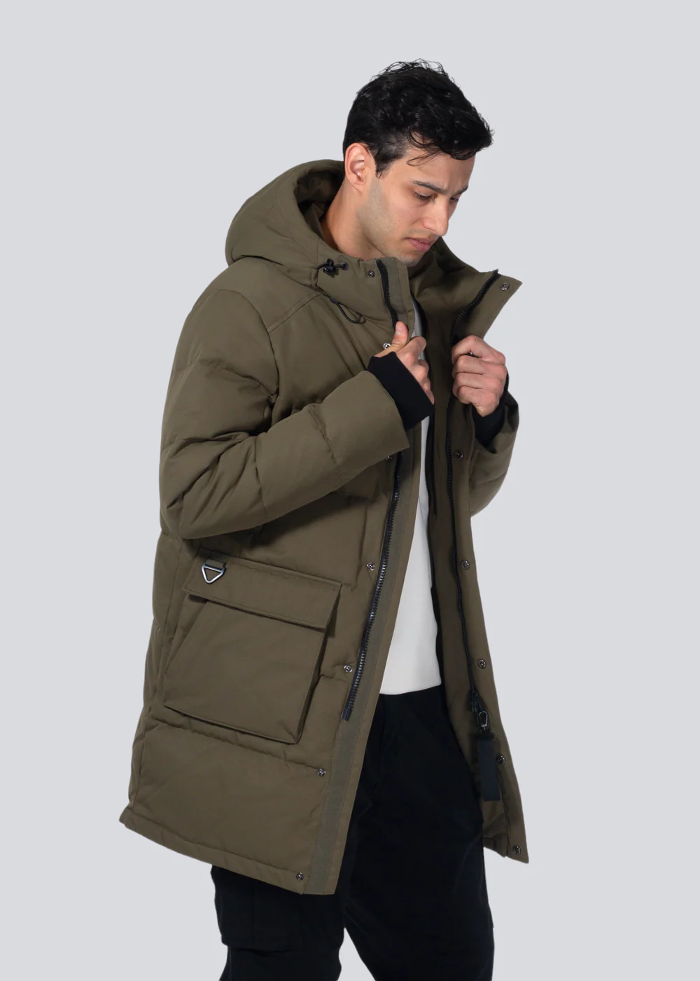 Ari Oxford Coat - Olive. 2.0 - Image 4