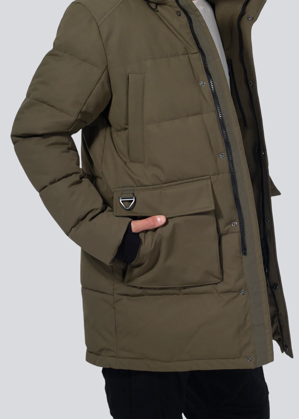 Ari Oxford Coat - Olive. 2.0 - Image 5