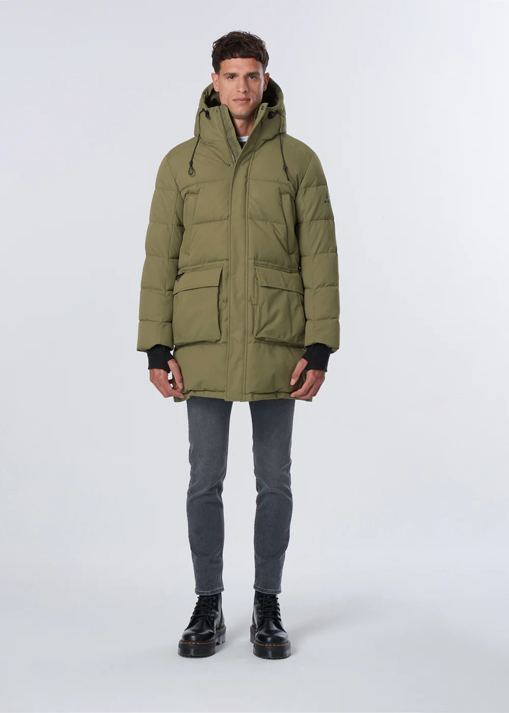 Ari Oxford Parka - Olive - Image 3