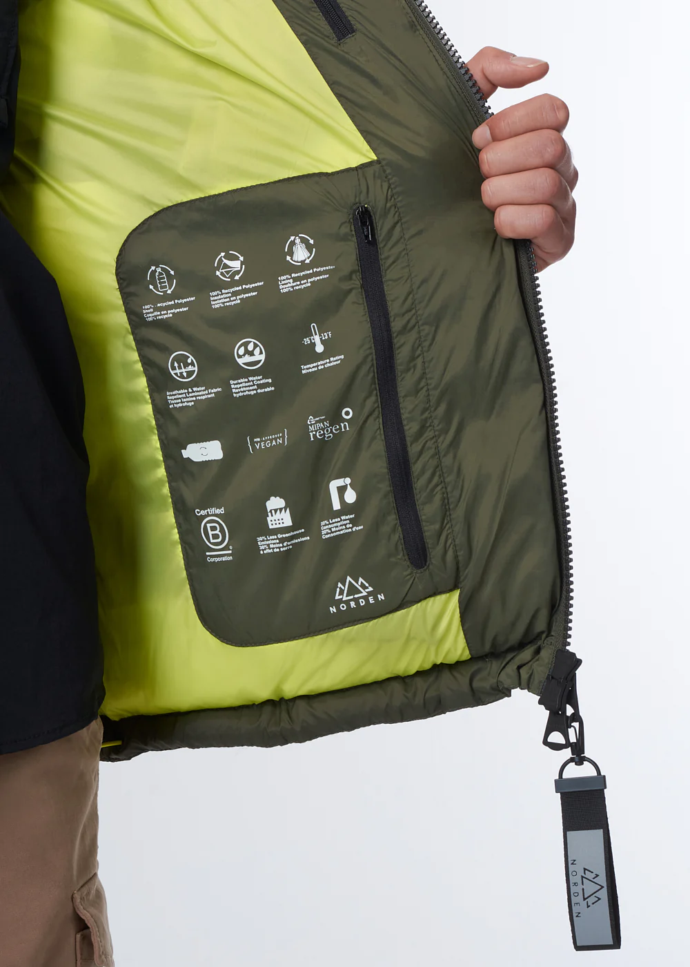 Kole Cire Puffer - Drift Green - Image 6