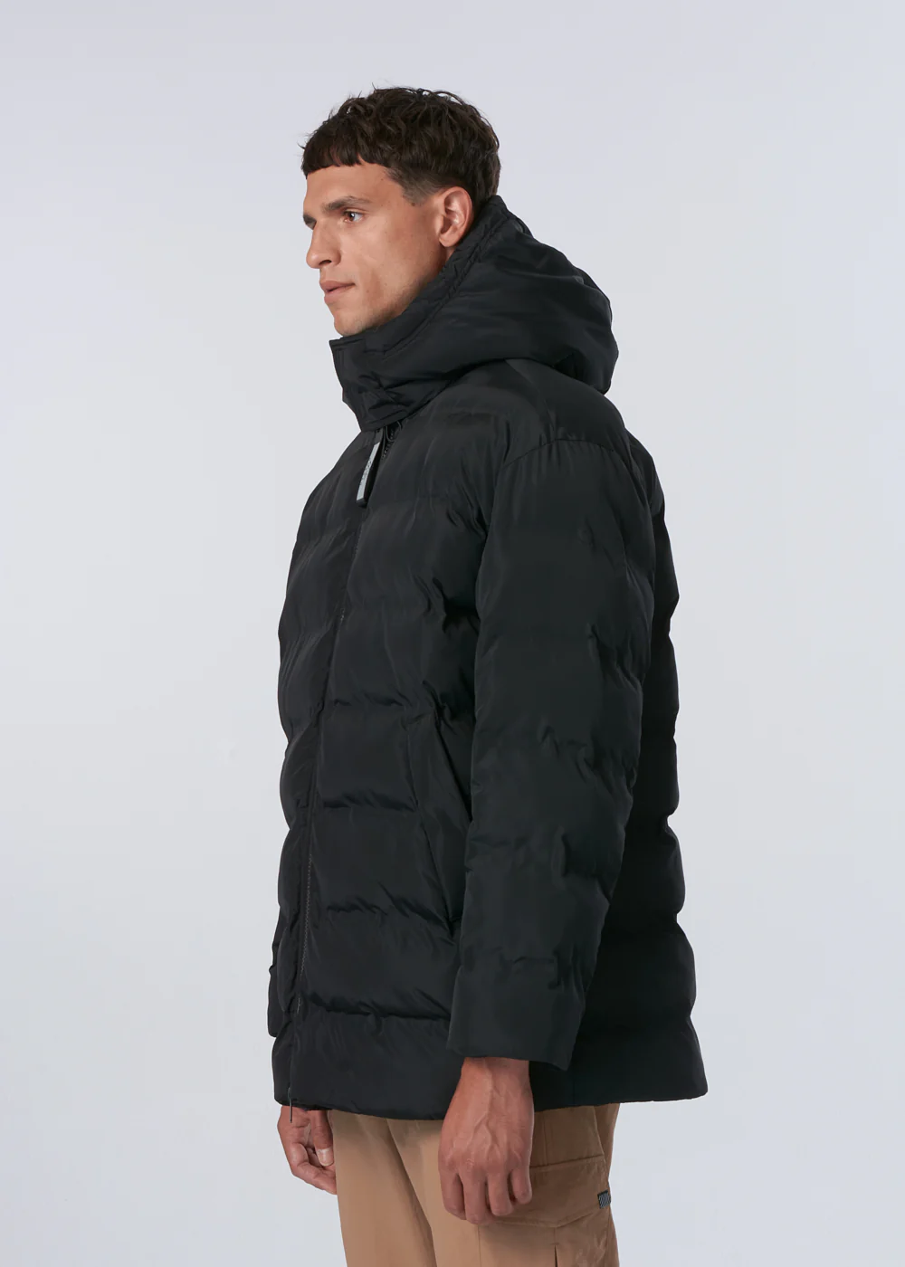 Larz Pongee Puffer - Black - Image 3