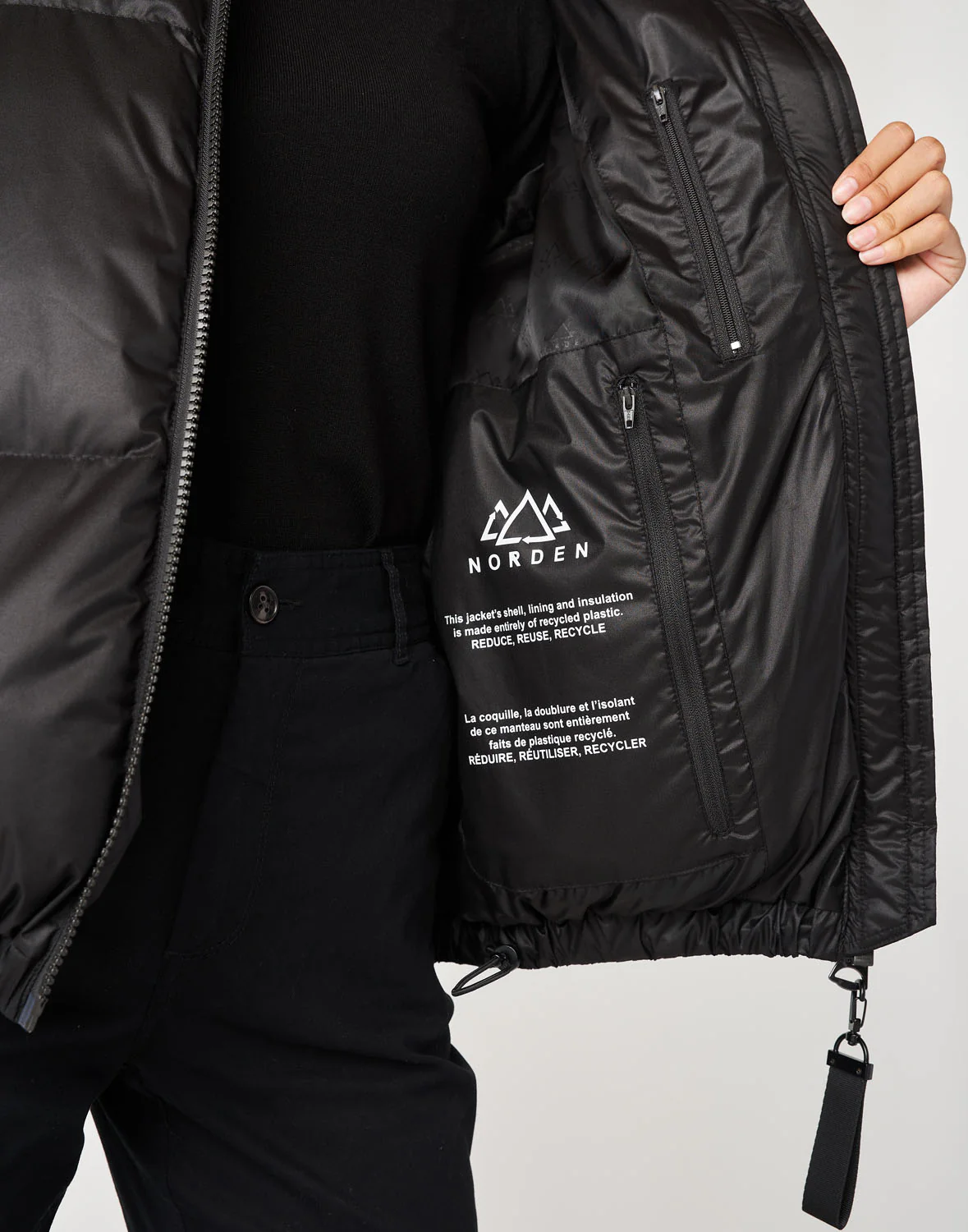 Mia Puffer - Black - Image 8