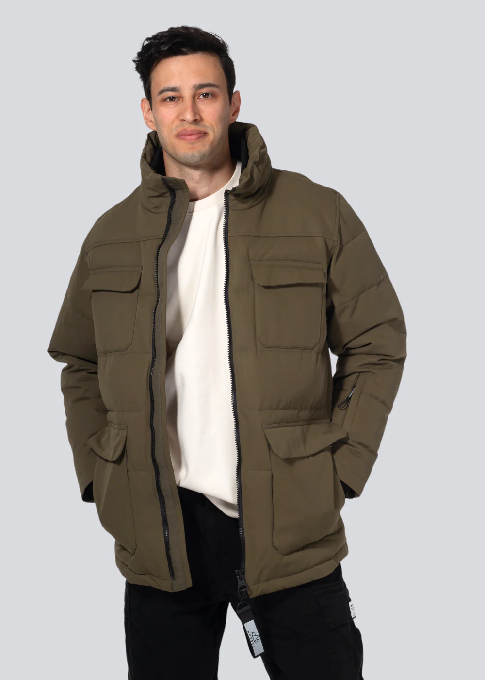 Morten Oxford Jacket - Olive - Image 4