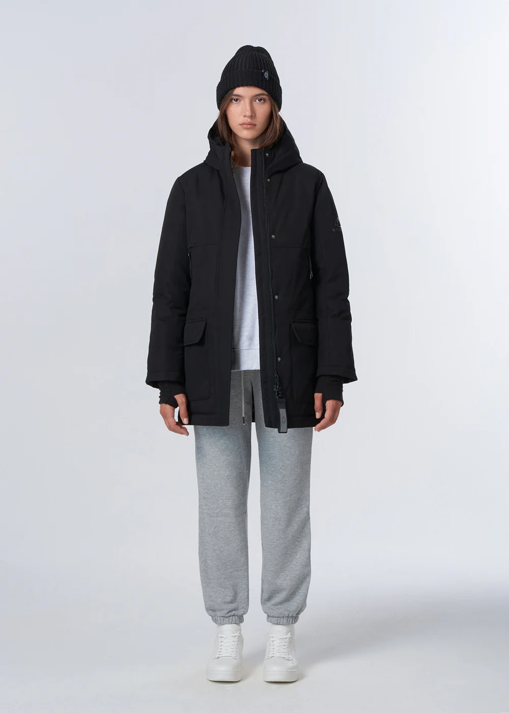 Tova Oxford Parka - Black - Image 3