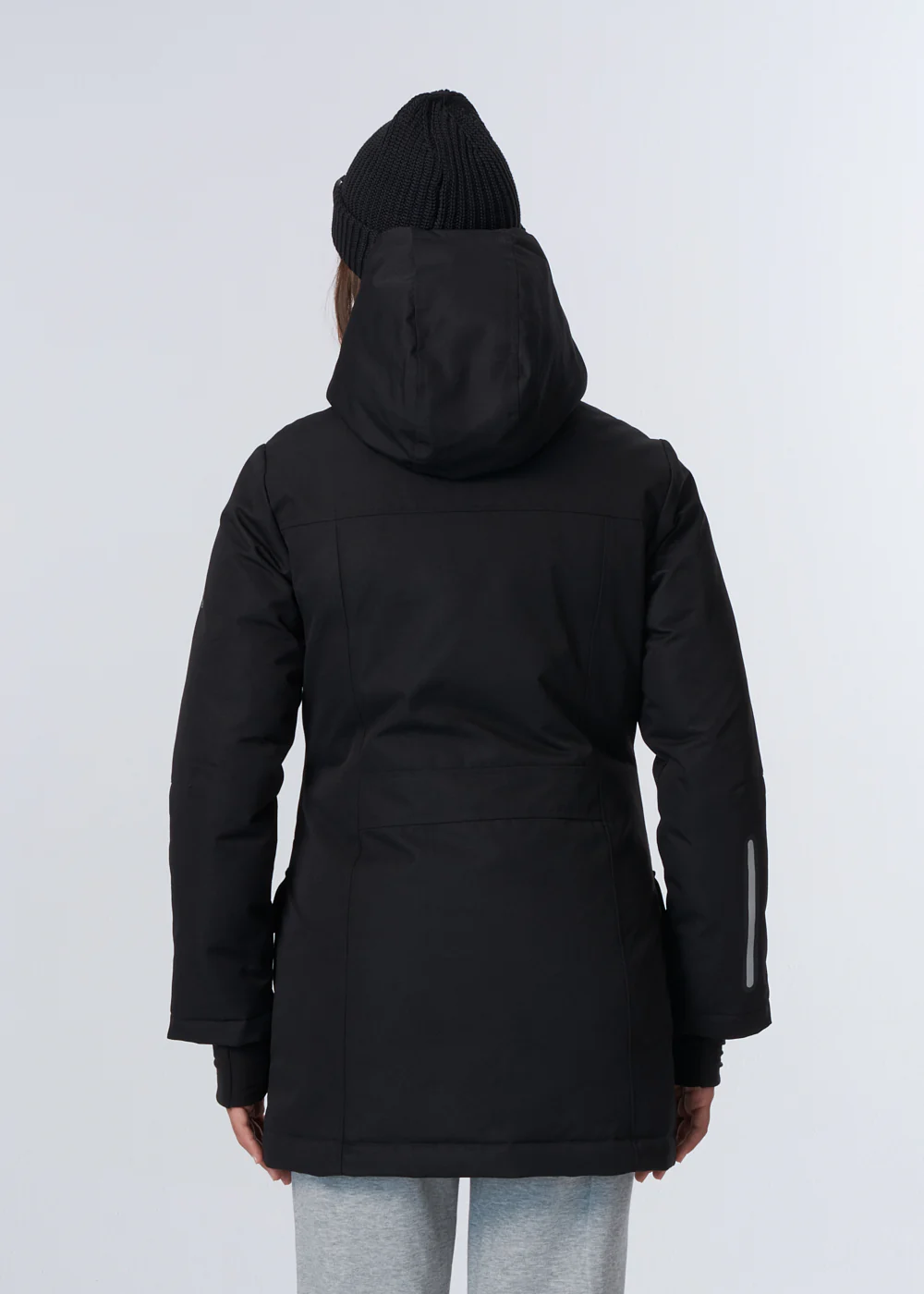 Tova Oxford Parka - Black - Image 4