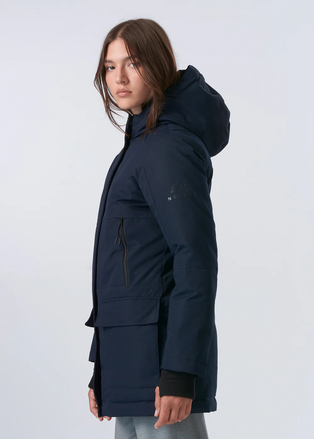 Tova Oxford Parka - Classic Navy - Image 3