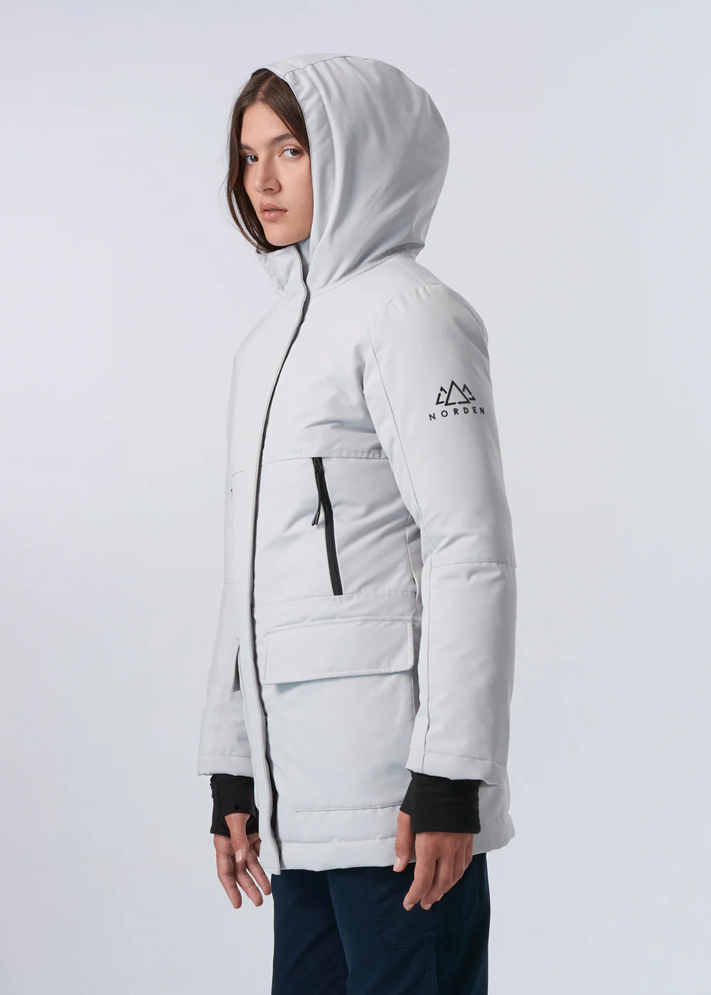 Tova Oxford Parka - Cloud - Image 3